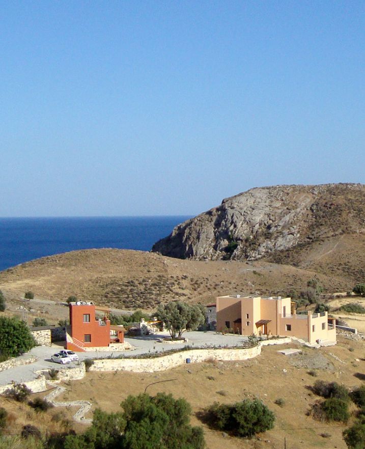 Das Seminarhaus im Süden Kretas, ein herrlicher Ausblick auf das lybische Meer